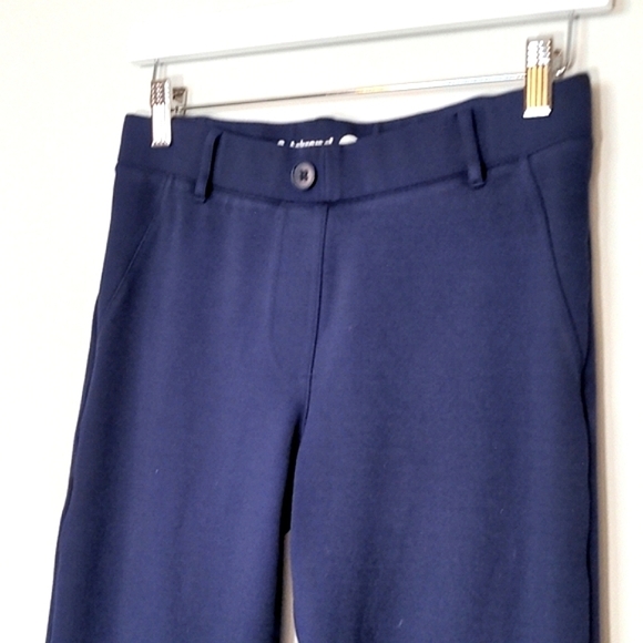 Betabrand Dress Pant Yoga Pants Ponte Boot Cut Classic Mid Navy Blue Size S - Picture 6 of 16
